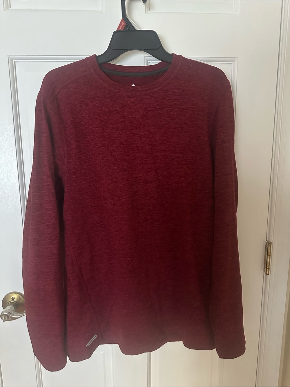 Free Country Men's Crewneck Pullover - Burgundy Heather